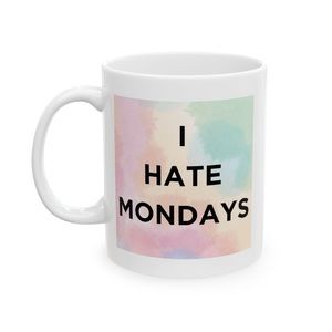 Monday’s Coffee Mug with Pastel Gradient